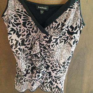 BEBE - PATTERNED TOP - with straps